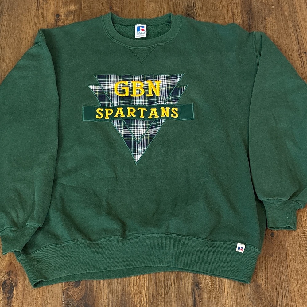 Vintage Russell Athletic High‎ School Football Crewneck Sweatshirt XXL